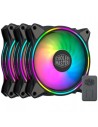 Ventilador 120X120 Cooler Master Mf120 Halo 3Uds Argb