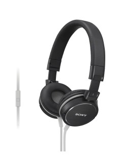 Sony MDR-ZX610AP - Auriculares de diadema cerrados (con micrófono), negro: Sony: Kiwiku.com: Electrónica