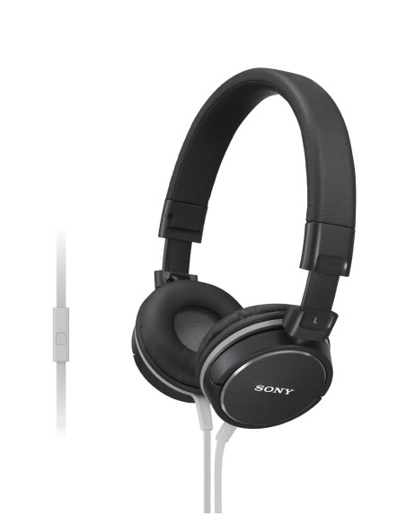 Sony MDR-ZX610AP - Auriculares de diadema cerrados (con micrófono), negro: Sony: Kiwiku.com: Electrónica