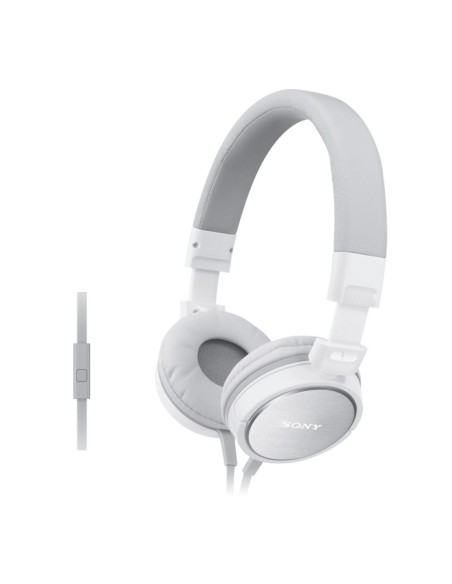 Sony MDR-ZX610AP - Auriculares de diadema cerrados (con micrófono), blanco: Sony: Kiwiku.com: Electrónica