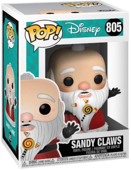 Figura Funko POP Disney Pesadilla Antes de Navidad - Sandy Claws