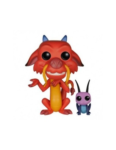 Oferta - Figura Funko POP Disney Mulán - Mushu y Cricket