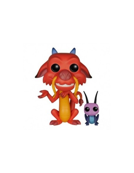Oferta - Figura Funko POP Disney Mulán - Mushu y Cricket