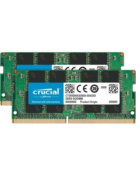 Oferta de Memoria Crucial 8GB Kit DDR4 2400 MT/s 4GBx2 SODIMM