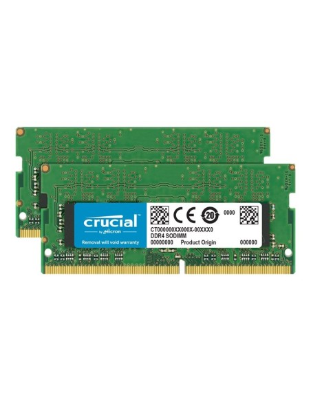 Comprar Memoria Crucial 32Gb DDR4 2666 Kit 16GBx2 SODIMM 260pin Mac