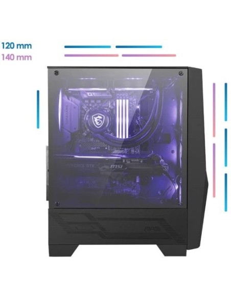 Oportunidad Torre Atx Msi Mag Forge 101M Rgb Negro