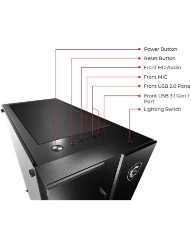 Mejor Precio en Torre Atx Msi Mag Vampiric 010X Argb Negro