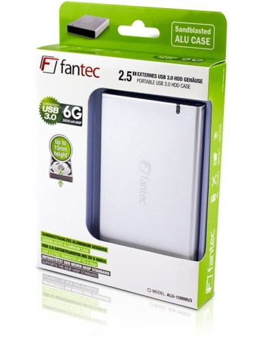 Carcasa Disco 2,5" Fantec ALU15MMU3 Plata Aluminio USB 1785