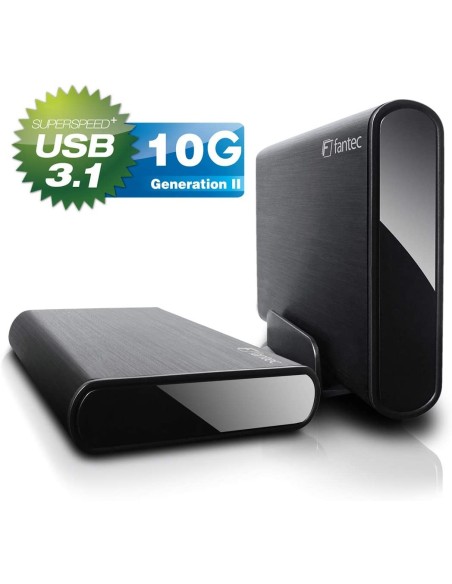 Carcasa Disco Fantec DB-ALU31A Negro 3,5" USB Tipo-C 2168