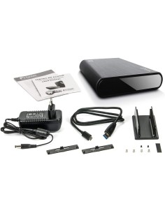 Carcasa Disco Fantec DB-ALU31A Negro 3,5" USB Tipo-C 2168 2