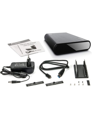 Carcasa Disco Fantec DB-ALU31A Negro 3,5" USB Tipo-C 2168