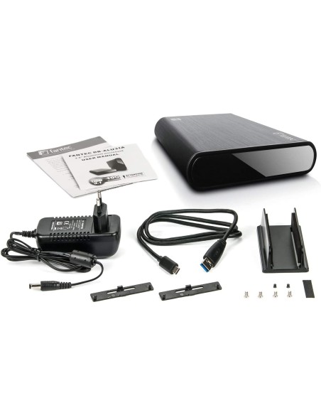 Carcasa Disco Fantec DB-ALU31A Negro 3,5" USB Tipo-C 2168