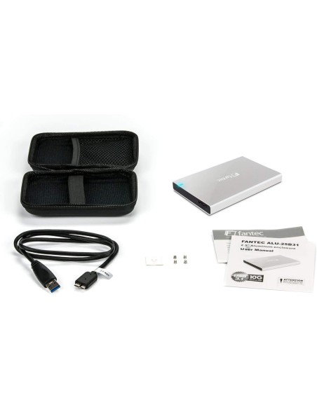 Oferta Carcasa Disco Fantec ALU-25B31 2,5" USB Aluminio. 1836