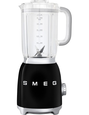 Oferta Batidora de Vaso SMEG 50's Style Negra 800W BLF01BLEU