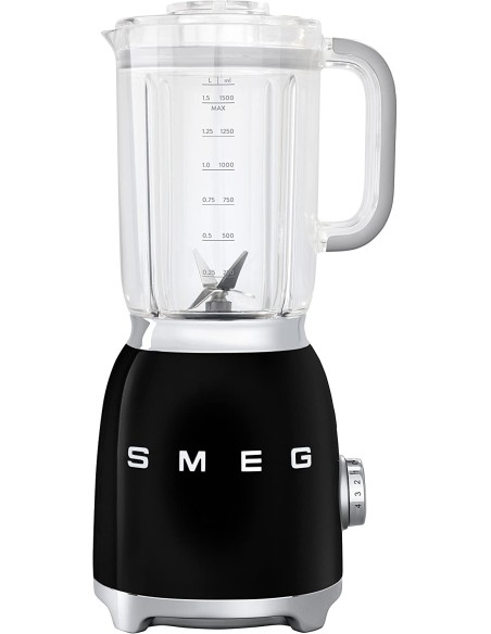 Oferta Batidora de Vaso SMEG 50's Style Negra 800W BLF01BLEU