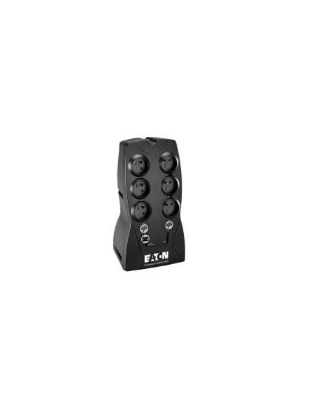 Eaton Protection Station 500 - Sistema de alimentación ininterrumpida 500 VA 250 W 184 V Negro
