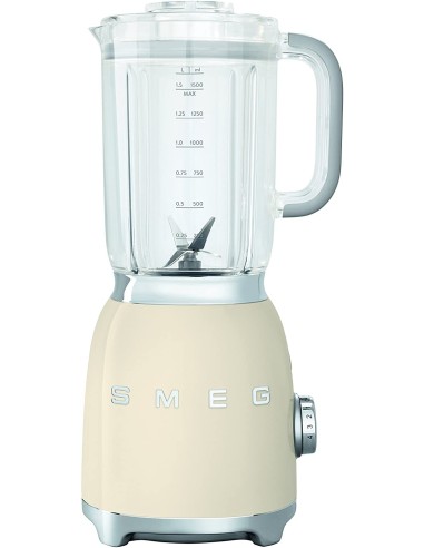 Ofertón Batidora de Vaso SMEG 50's Style Crema 800W BLF01CREU