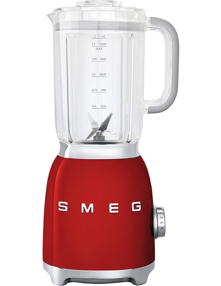 Ofertón Batidora de Vaso SMEG 50's Style Roja 800W BLF01RDEU
