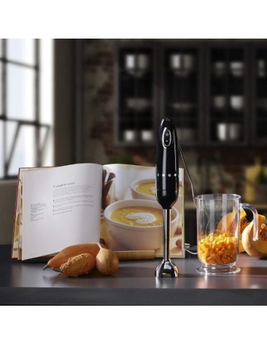 Oferta Batidora de Mano SMEG 50's Style 700W Negra HBF02BLEU