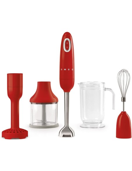 Ofertón Batidora de Mano SMEG 50's Style 700W Roja HBF02RDEU