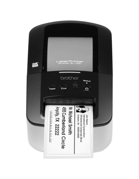 Impresora De Etiquetas Brother QL-700 USB Blanco - Kiwiku
