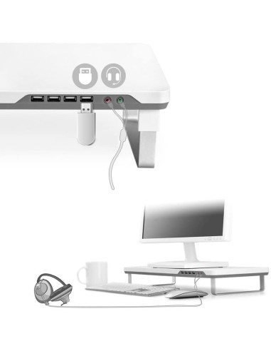 Oferta Soporte Elevador Para Portatil y Monitor Desk F1 Deepcool