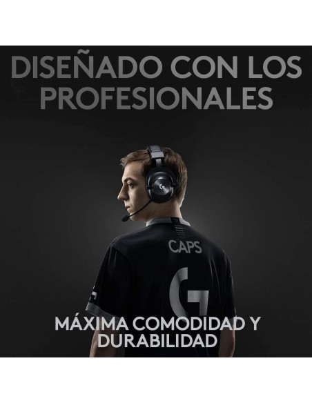 Auriculares Microfono Logitech G Pro X Lightspeed Gaming Inalambricos