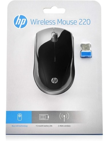 Comprar Ratón Hp Inalambrico 220 Negro 3FV66AA