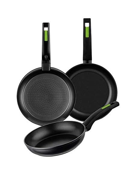 Oferta Lote Sartenes Green Monix M481241 18/22/26cm kiwiku
