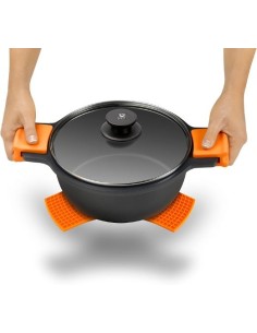 Pack BRA Salvamanteles de Silicona Naranja 2 unidades 191000 2