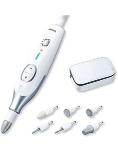 Set De Manicura Y Pedicura BEURER MP-42 - 7 Velocidades, Luz LED, Diseño Ergonómico  