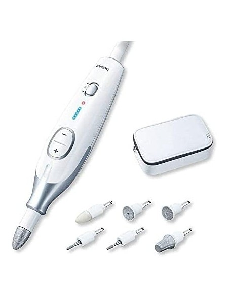 Set De Manicura Y Pedicura BEURER MP-42 - 7 Velocidades, Luz LED, Diseño Ergonómico  