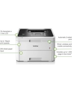Impresora Brother Laser Led Color Hll3230CDW HLL3230CDWYY1 2