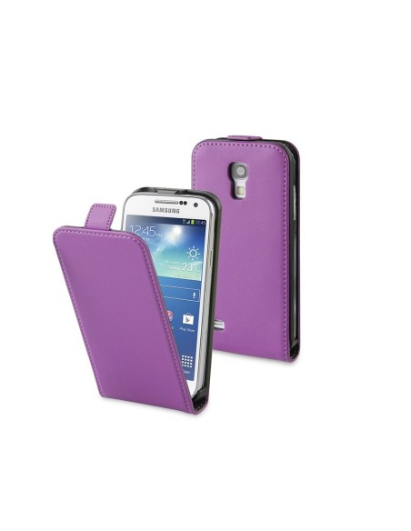 funda slim lila + protector pantalla samsung galaxy s4 mini muvit