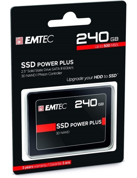 SSD Emtec 240Gb 3D Nand X150 SSD Power Plus 2,5" Sata III