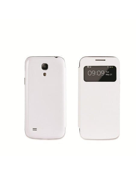 funda folio blanca con ventana samsung galaxy s4 mini i9190 muvit