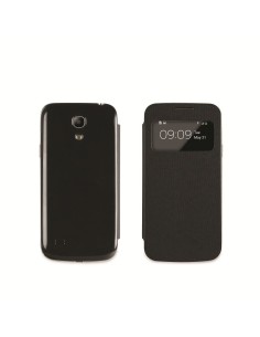 funda folio negra con ventana samsung galaxy s4 mini i9190 muvit
