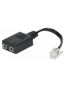Oferta - Adaptador RJ9 Macho a Jack 3.5 mm IC-574400 | kiwiku