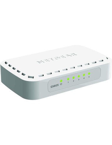 Switch de red Netgear de sobremesa , 24 puertos, Gigabit, 10/100