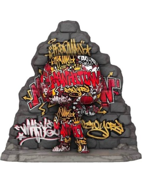 Oferta Figura Funko Pop Marvel Iron Man Street Art Graffiti