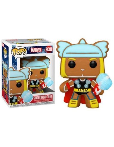 Oferta - FUNKO POP Figura Marvel Thor Galleta de Navidad