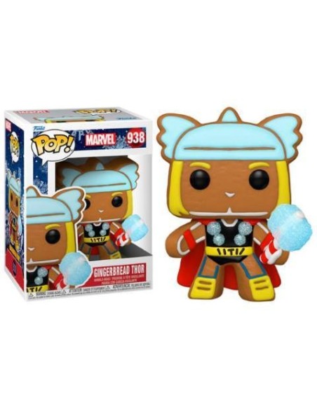 Oferta - FUNKO POP Figura Marvel Thor Galleta de Navidad