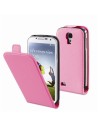 Funda slim rosa con protector de pantalla samsung galaxy s4 muvit
