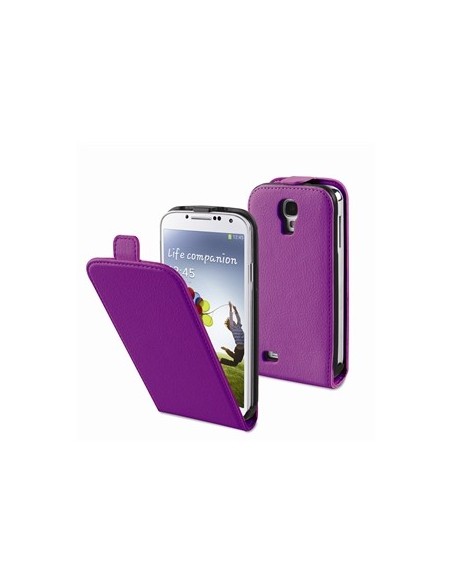 funda slim lila con protector de pantalla samsung galaxy s4 muvit MUSLI0176 kiwiku.com