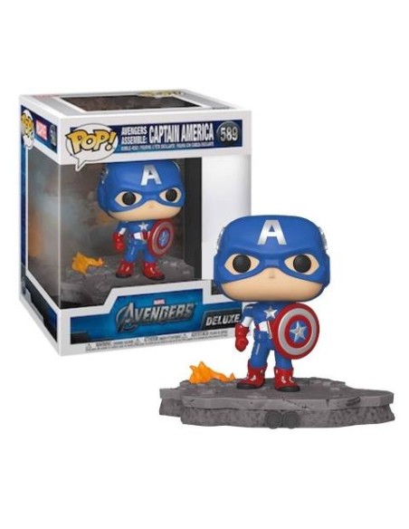 Oferta - Figura Funko POP CAPITÁN AMÉRICA Deluxe