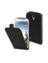 Funda slim negra con protector de pantalla samsung galaxy s4 muvit