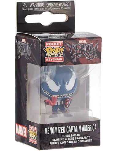 OFERTA - Llavero FUNKO POCKET VENOM Capitán América