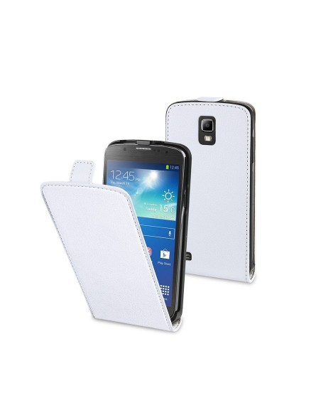 funda slim blanca + protector de pantalla samsung galaxy s4 active i9295 muvit
