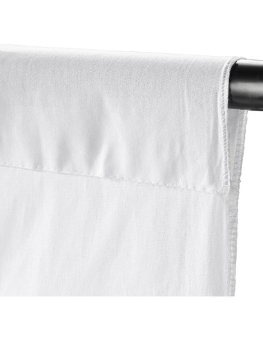 Oportunidad Walimex 14915 Tela de fondo, Blanco 2,85x6m