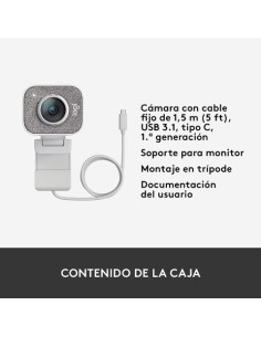 Comprar Camara Logitech Streamcam Full Hd USB-C Blanco 2